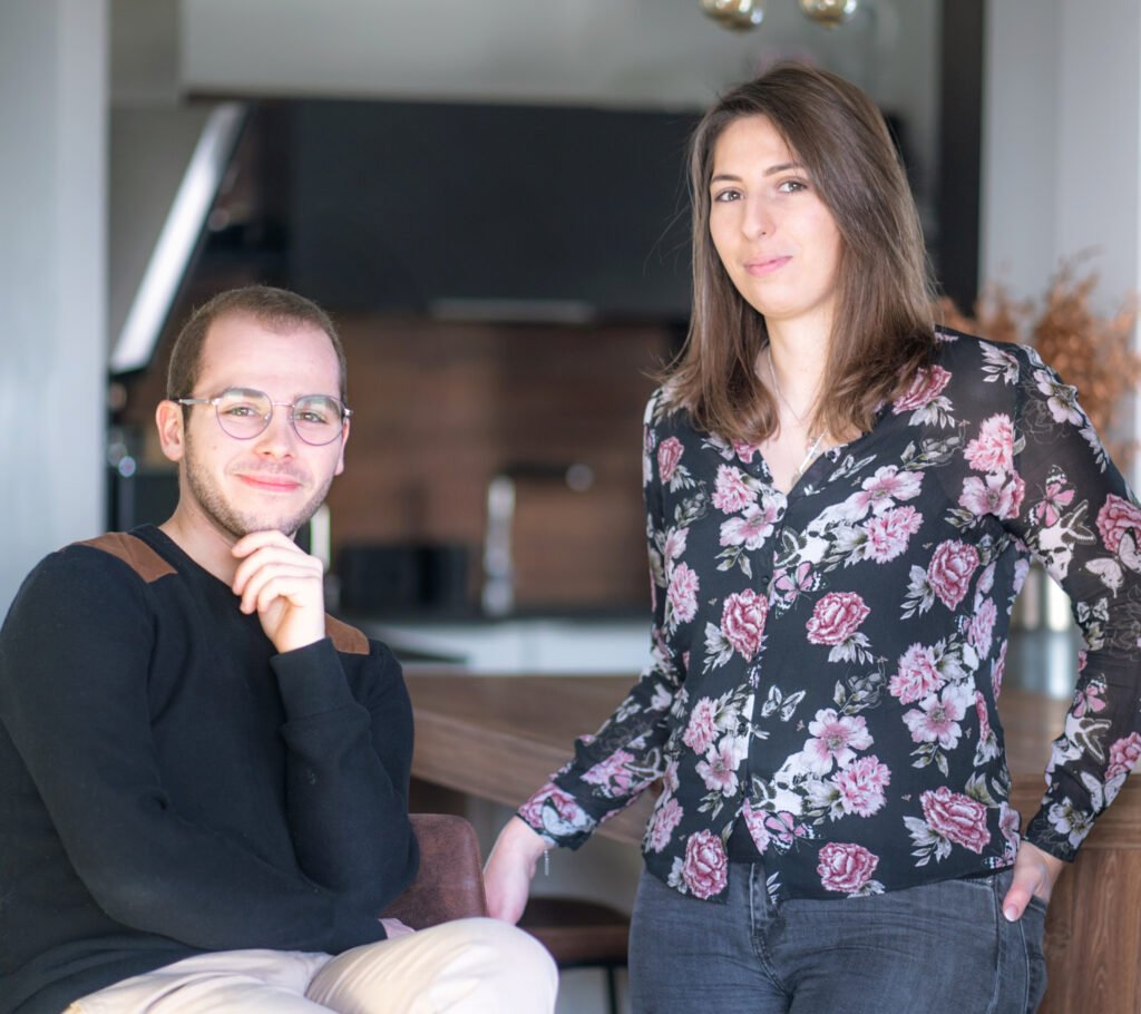 les fondateurs Enaïa : Johanna Macel et Alexandre Di Luca