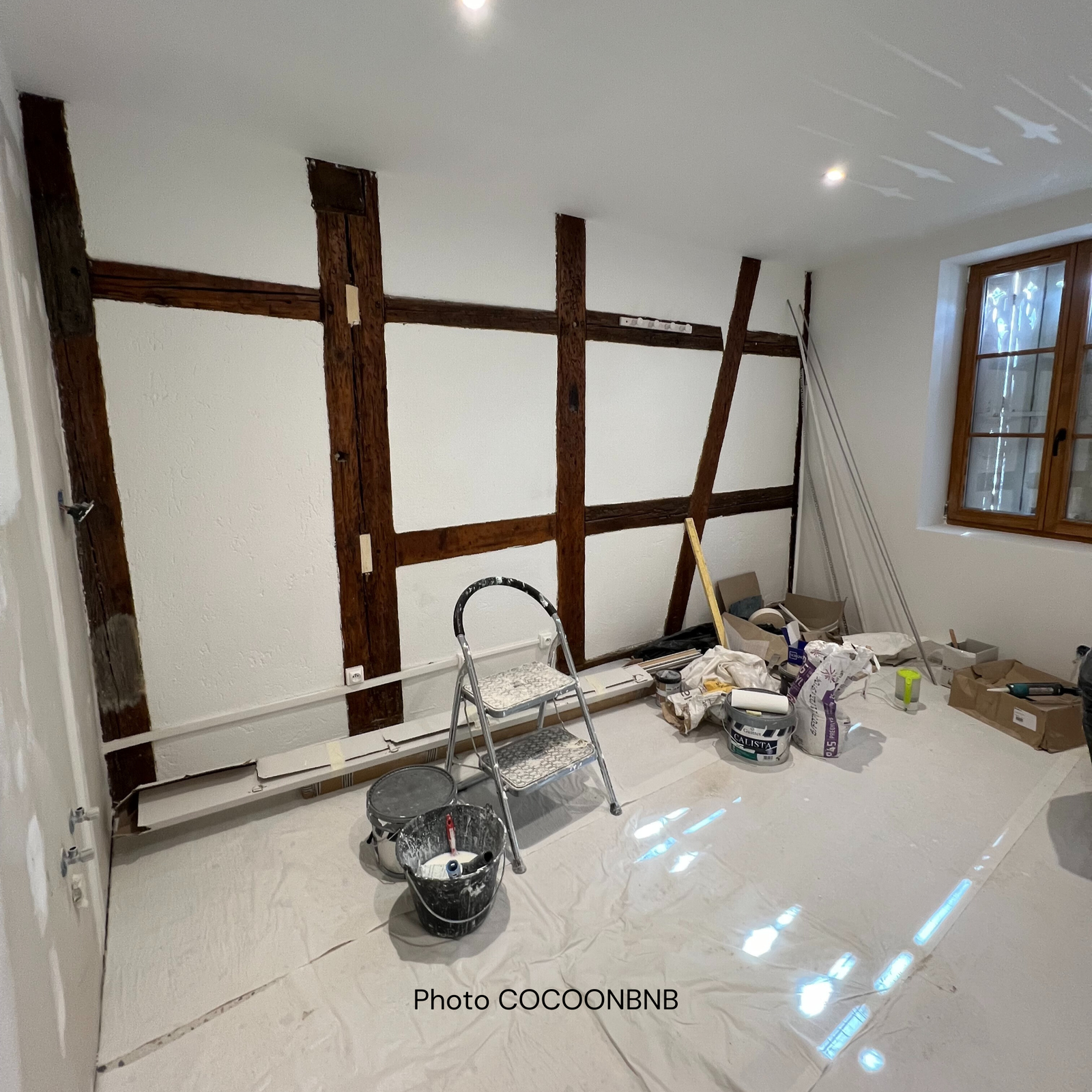 Rénovation complète d'un appartement par l'équipe Home-staging de la conciergerie Enaïa à Strasbourg