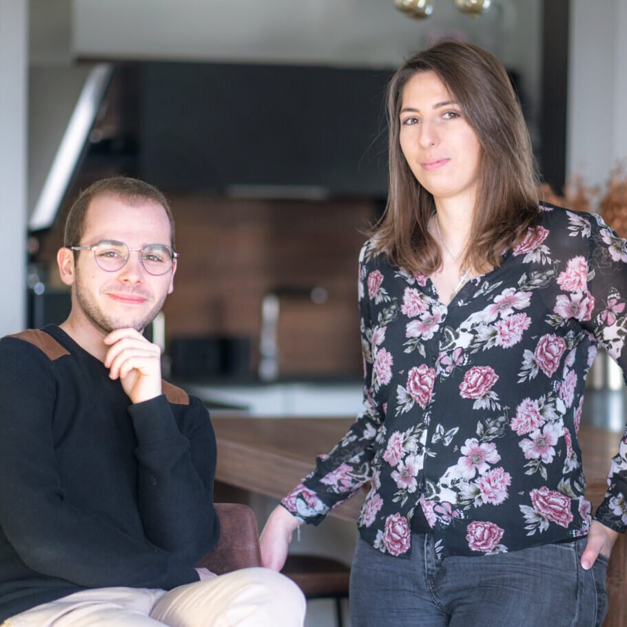 les fondateurs Enaïa : Johanna Macel et Alexandre Di Luca